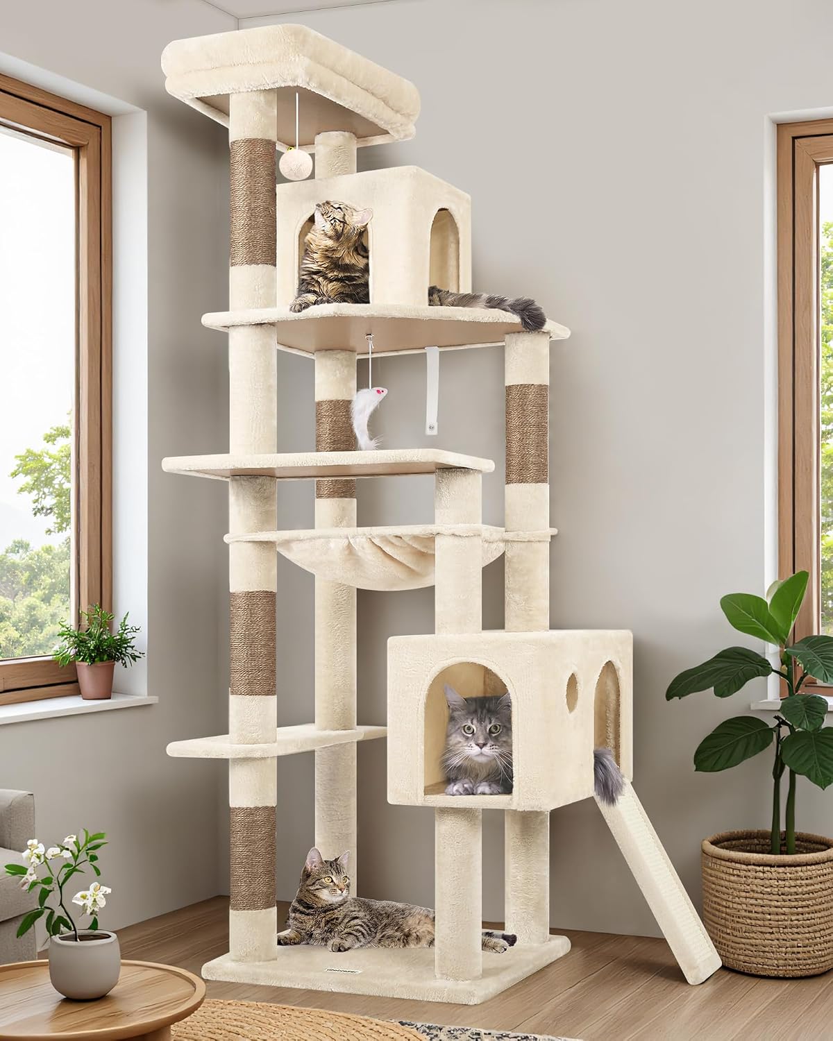 Thumbnail 4 de Globlazer Arbre à chat 178 cm gris foncé