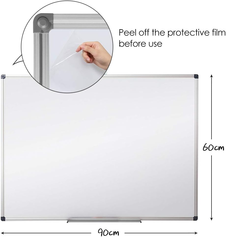 Detalle 2 de XIWODE Magnetic Dry Erase Board 90 x 60cm