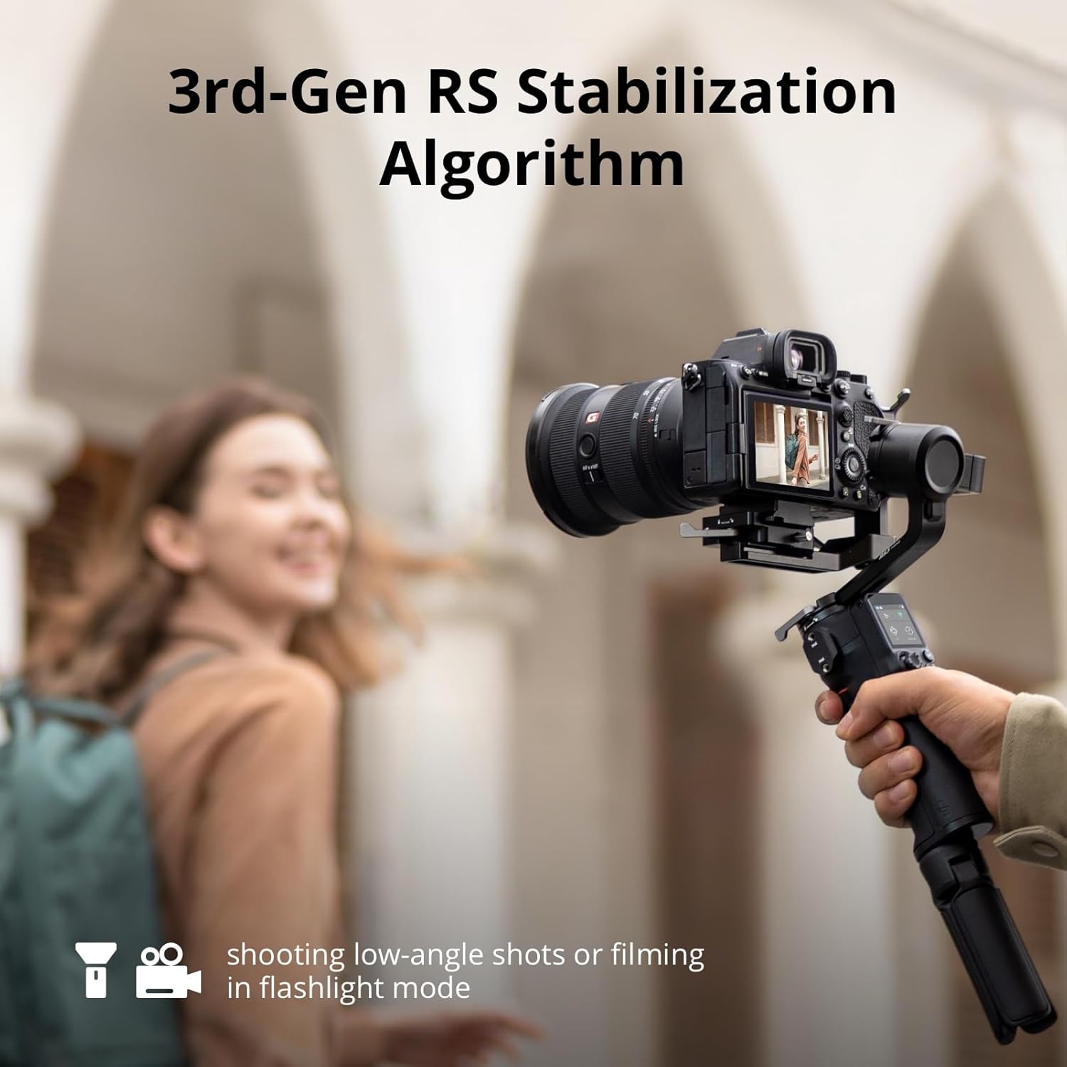 Detalle 2 de DJI RS 3 Mini gimbal stabilizer, 2 kg payload