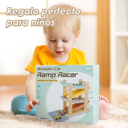 Thumbnail 6 de Vanplay Pista de Coches Montessori de Madera para Niños 1–2 Años