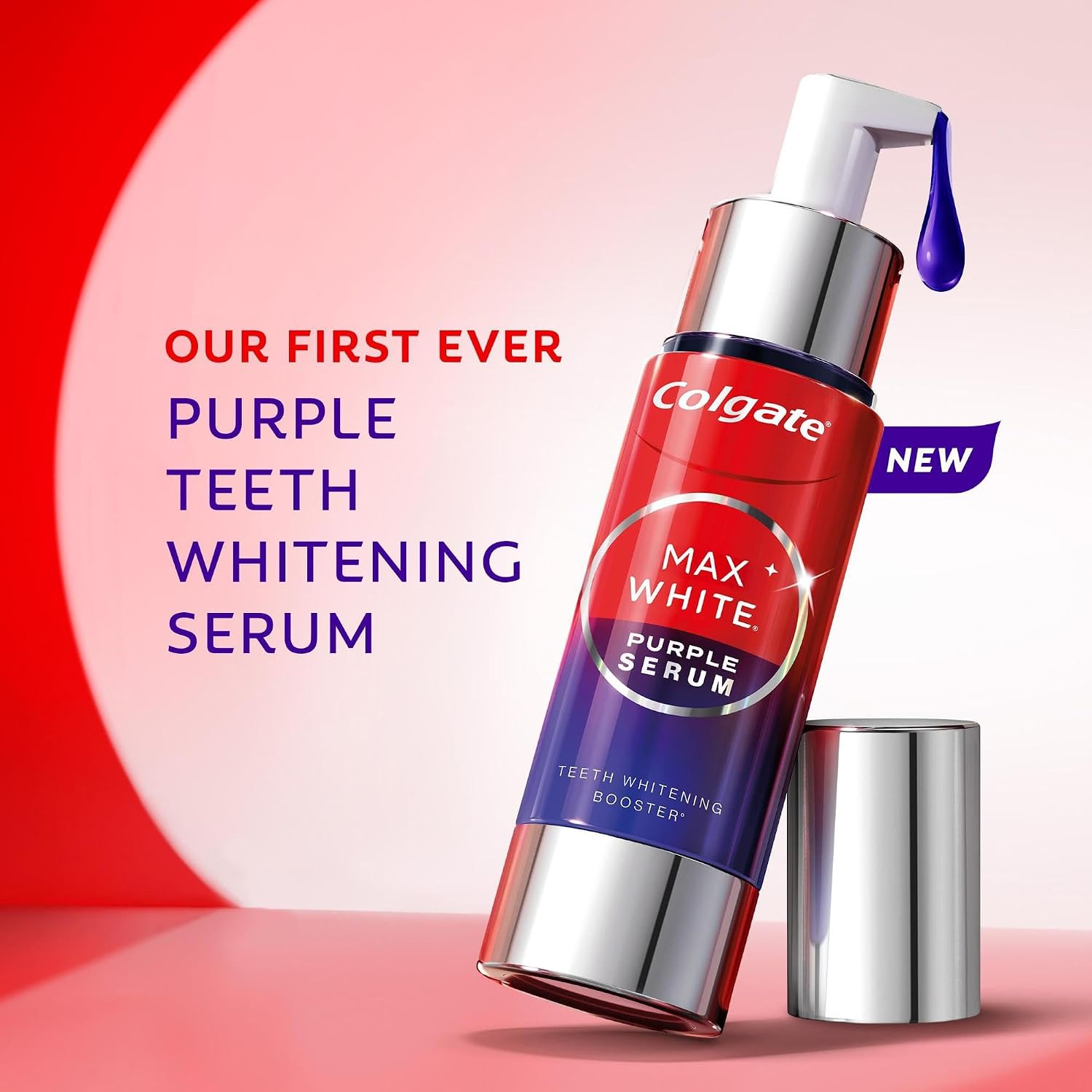 Detalle 2 de Colgate Max White Purple Teeth Whitening Serum 40ml (Pack of 2)