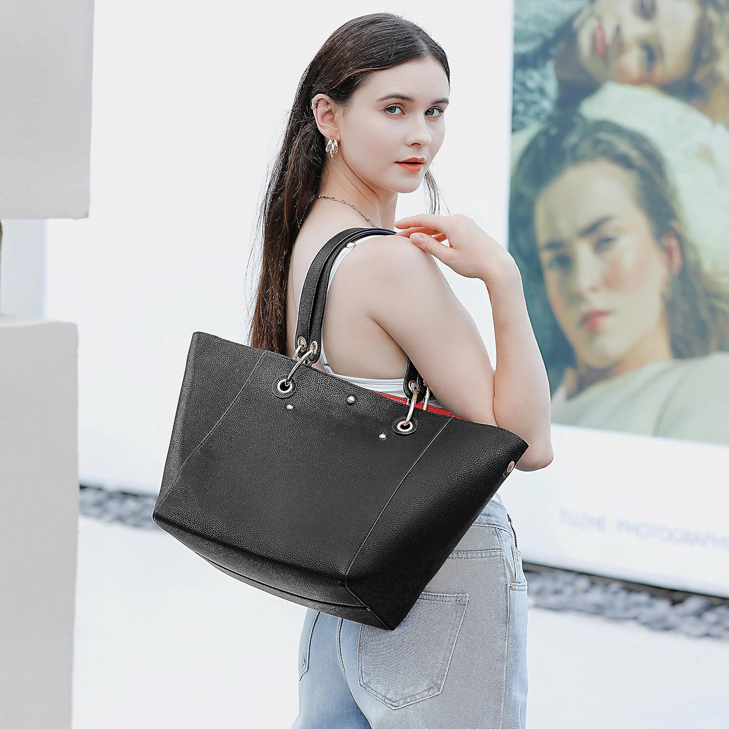 Detalle de sqlp Large Work Tote Bag 25L capacity