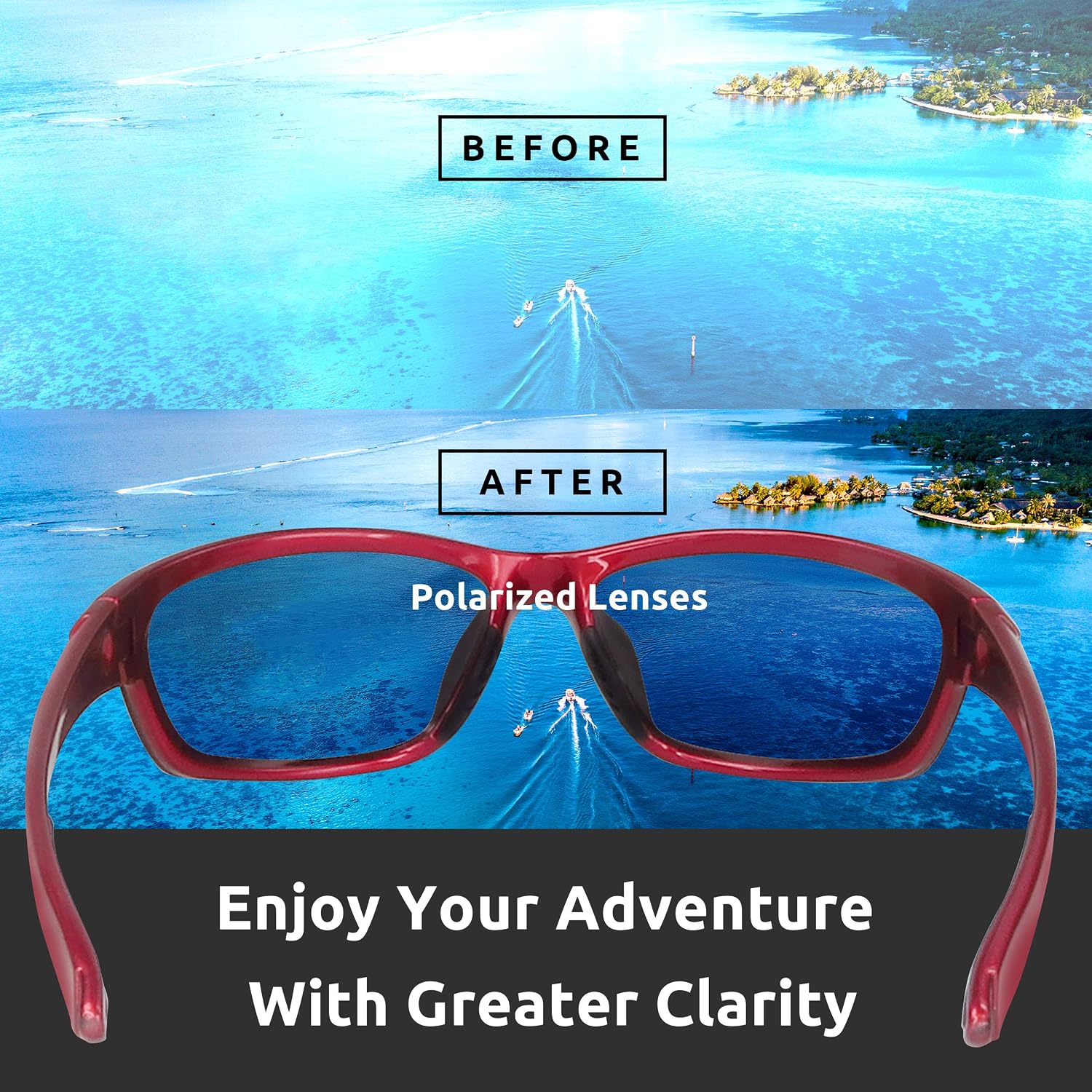 Thumbnail 6 de ICECUBE AVENTO Sport-Sonnenbrille mit polarisierenden Gläsern und UV400-Schutz