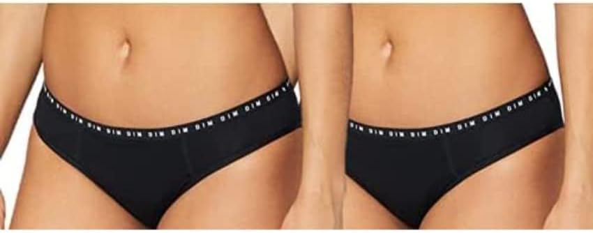 Thumbnail 1 de DIM Culotte menstruelle femme en coton bio Flux abondant (x2) – gousset d’absorption intégré