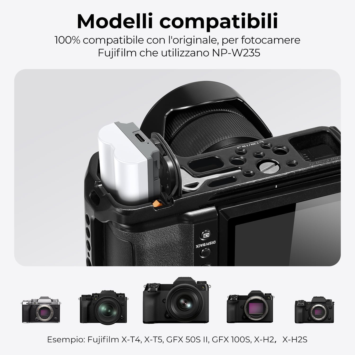 Thumbnail 4 de K&F CONCEPT NP-W235 Batteria 2400mAh