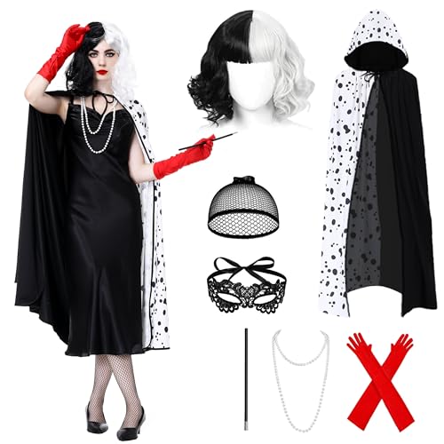 Detalle de Charmofun Cruella 142 cm disfraz mujer 🎭