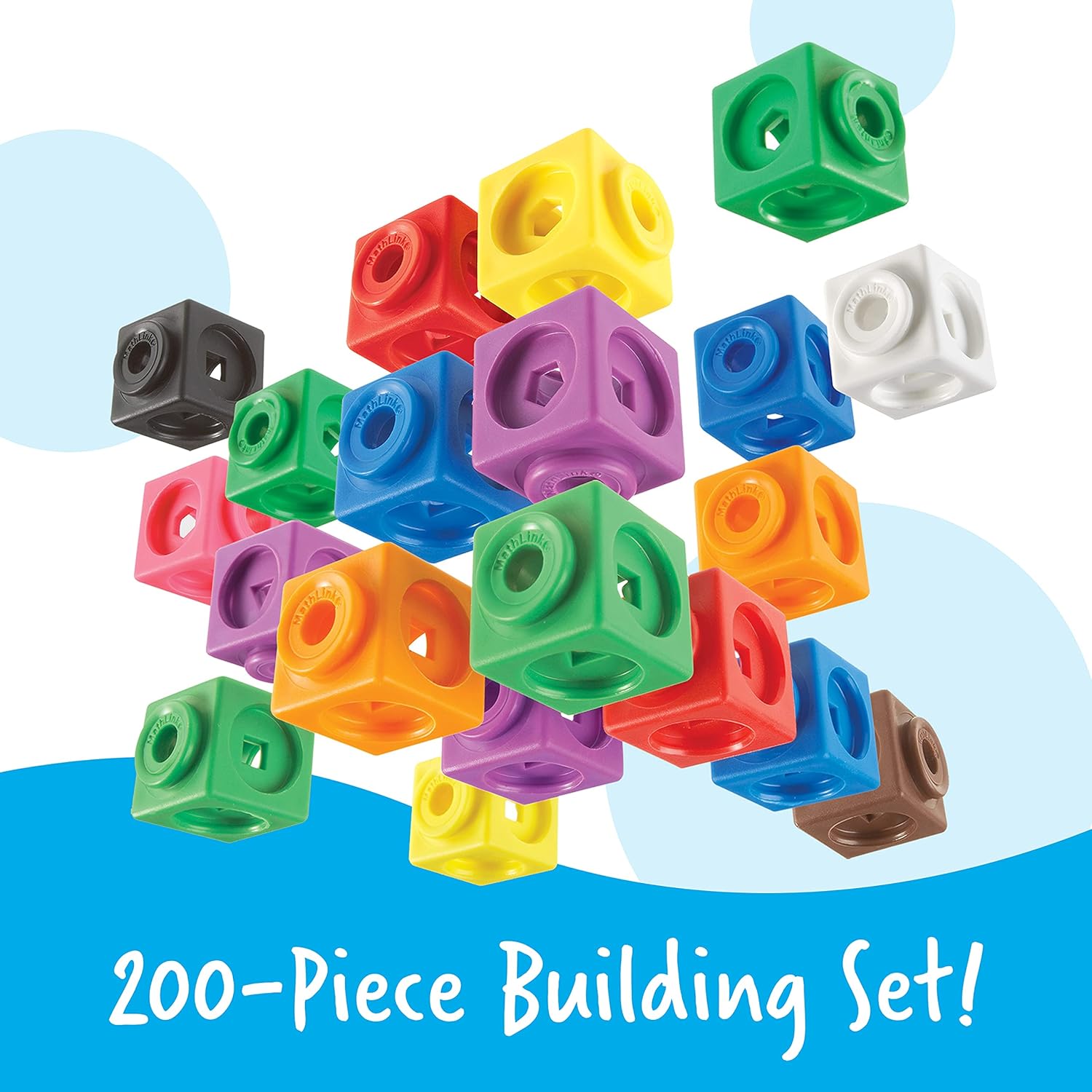 Detalle 2 de Learning Resources MathLink Cubes 200 pezzi