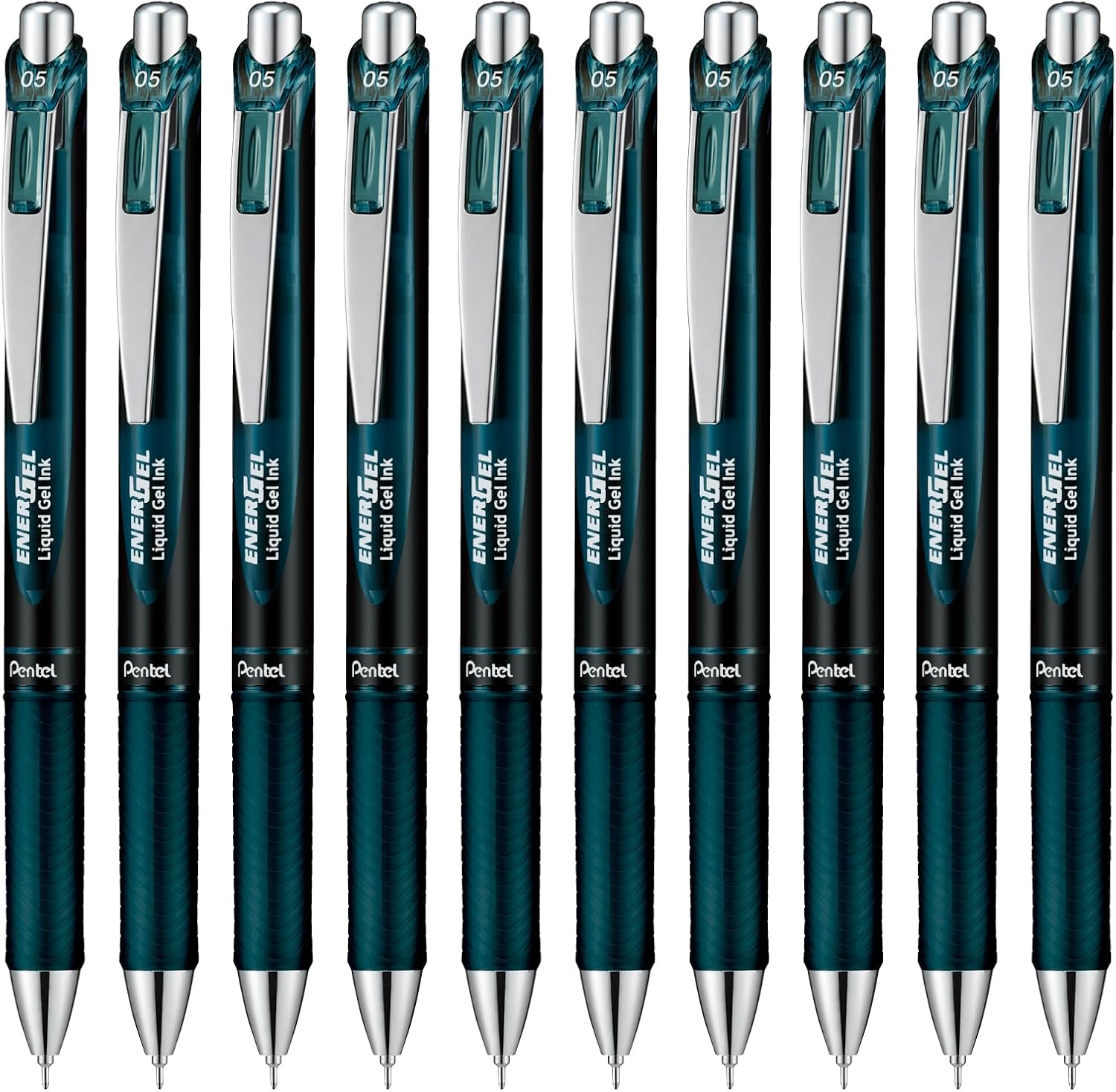 Thumbnail 6 de ぺんてる エナージェル BLN75Z-A ノック式ゲルインクボールペン 0.5mm 黒 10本
