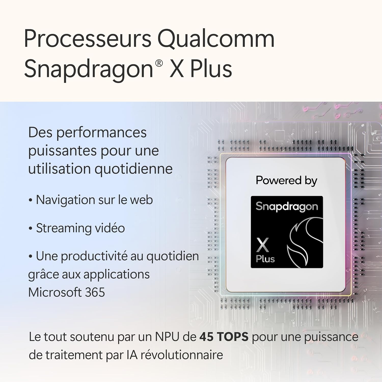 Detalle 2 de Microsoft Surface Laptop Copilot+ PC 13'' — 16 Go RAM 512 Go