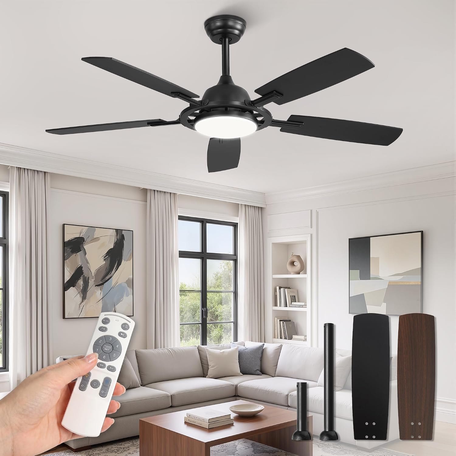 Detalle de Fanbulous Ceiling Fan, 52-Inch