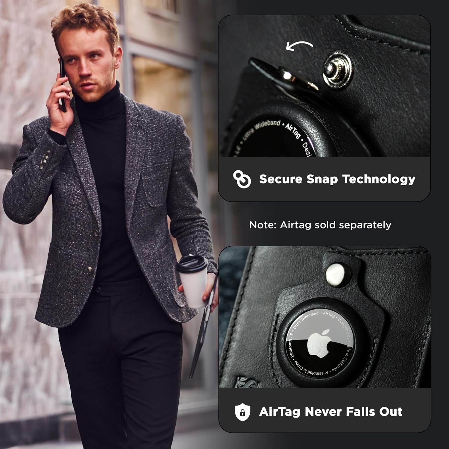 Thumbnail 2 de SERMAN BRANDS Money Clip Wallet 11 slots