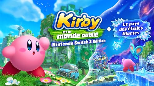 Detalle de Kirby et le monde oublié – Nintendo Switch 2 Edition + Le pays des étoiles filantes (Nintendo)