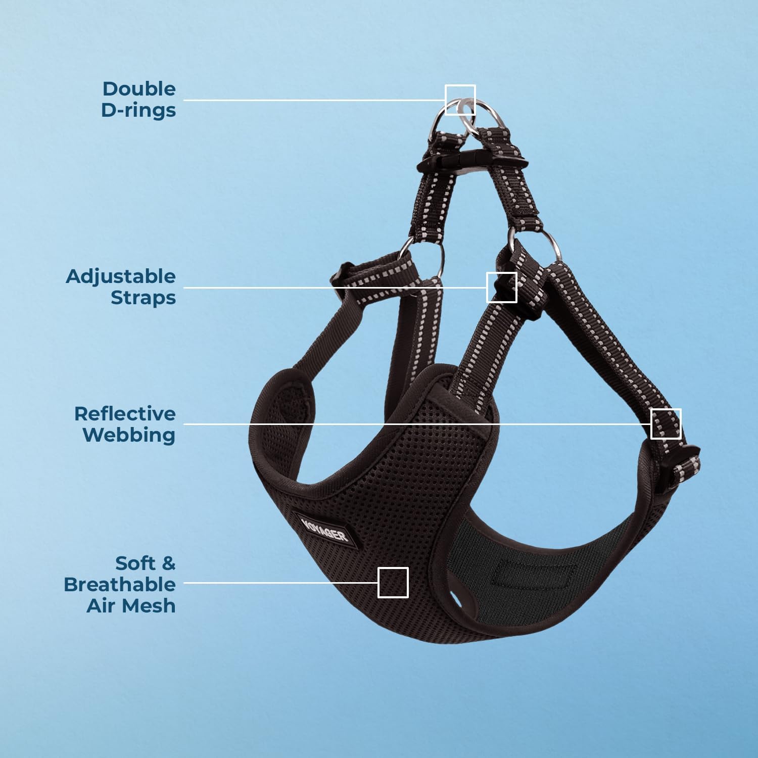 Detalle de Voyager Dog Harness, Medium