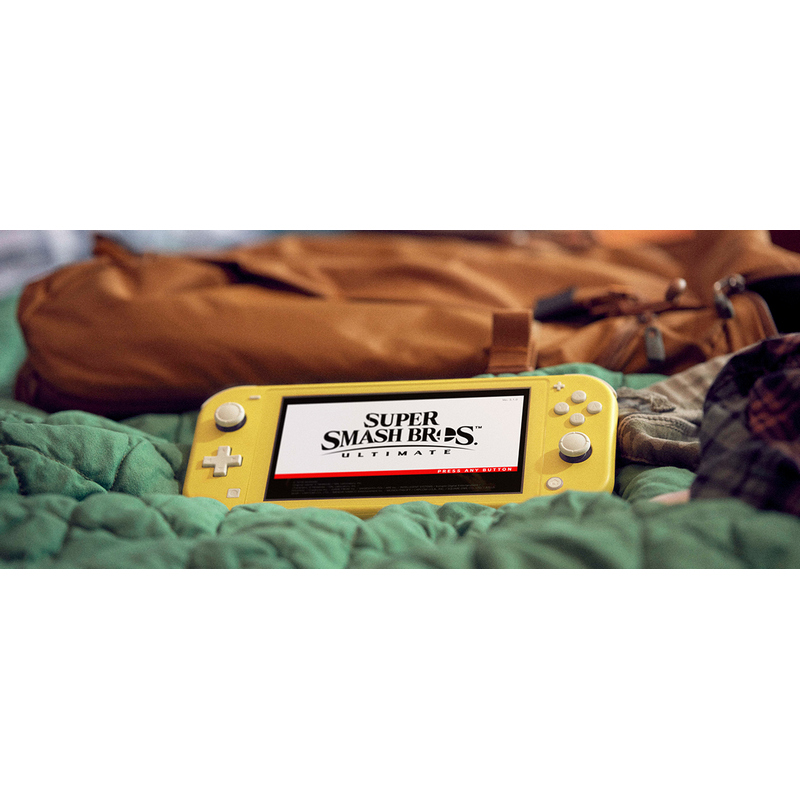 Detalle 2 de Nintendo Switch Lite Amarillo: consola portátil compacta para jugar en cualquier sitio
