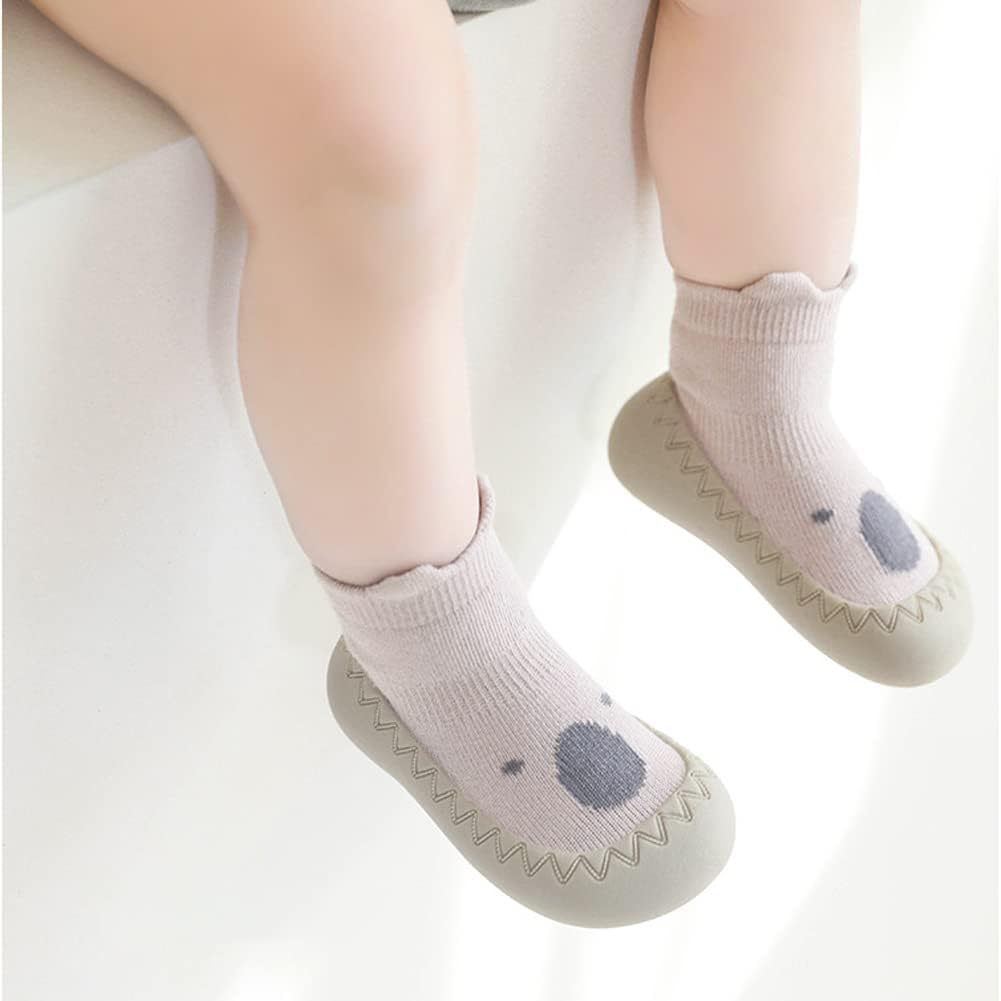 Thumbnail 2 de Exemaba Baby Sockenschuhe – rutschfeste Kleinkind-Schuhe mit Cartoon-Waschbär, 1 Paar
