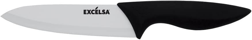 Detalle 1 de Excelsa Cuchillo Chef Cerámica 15 cm con protector 🥢