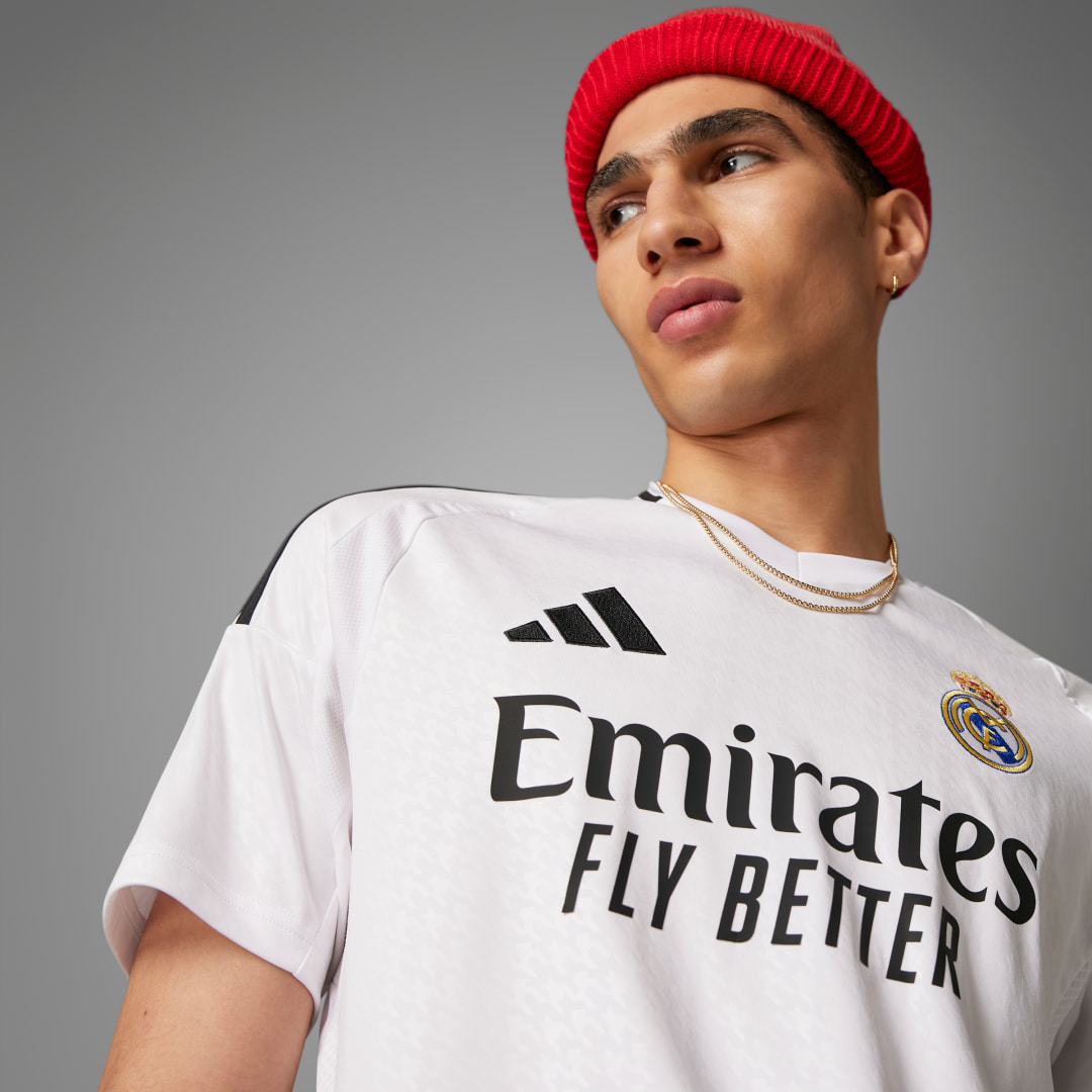 Thumbnail 2 de Camiseta primera equipación Real Madrid 24/25 Adidas (blanco)