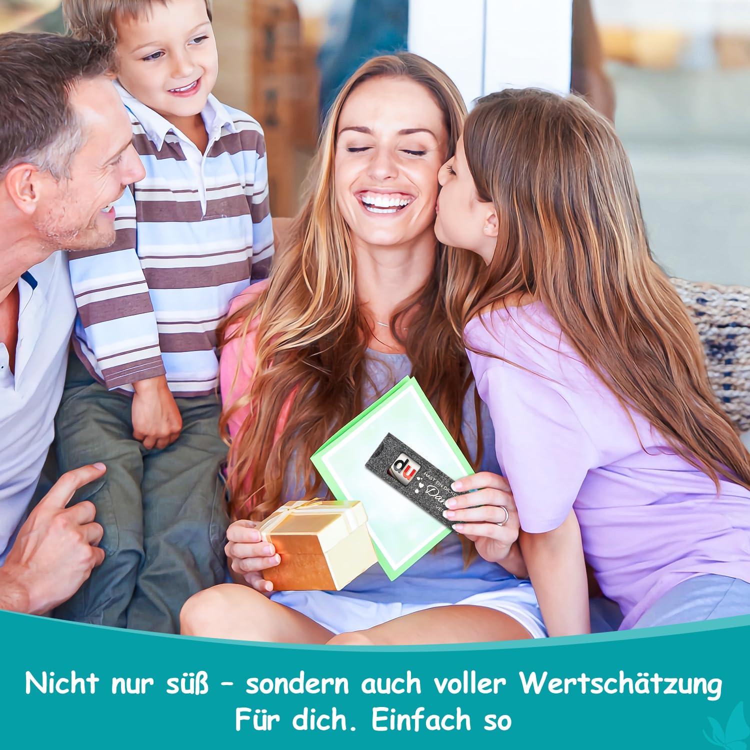 Thumbnail 2 de 20 Filz-Hüllen für Duplo-Schokolade mit Dankesbotschaft und Herzdesign – Geschenkverpackung für kleine Aufmerksamkeiten