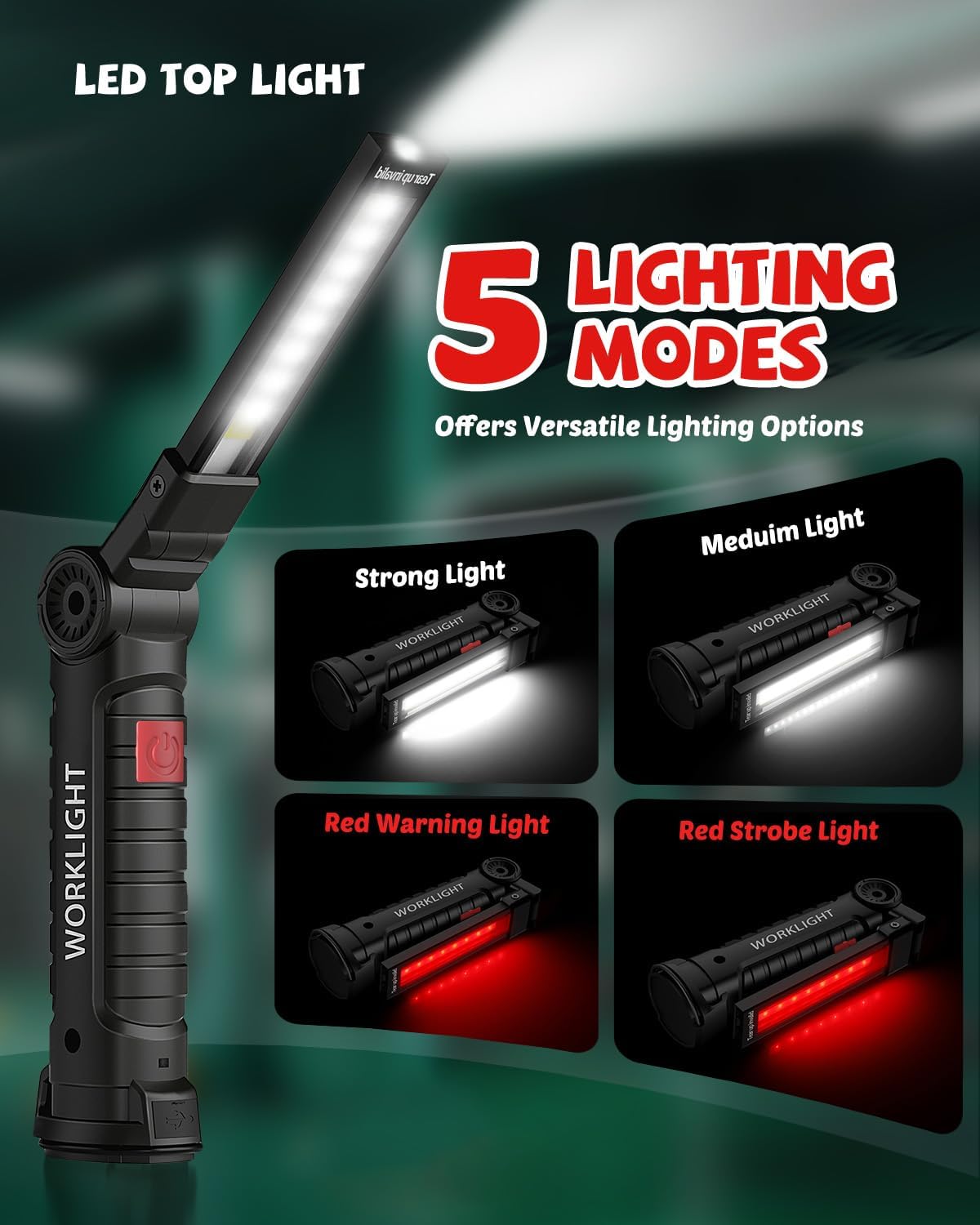 Thumbnail 5 de Coquimbo Work Light 2-pack LED torch for men 🔦