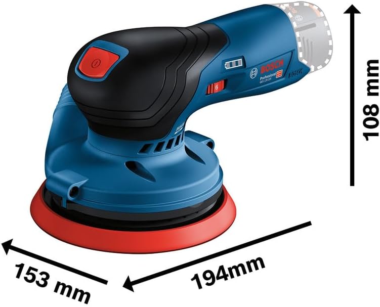 Detalle de Bosch GEX 12V-125 ponceuse excentrique 125 mm