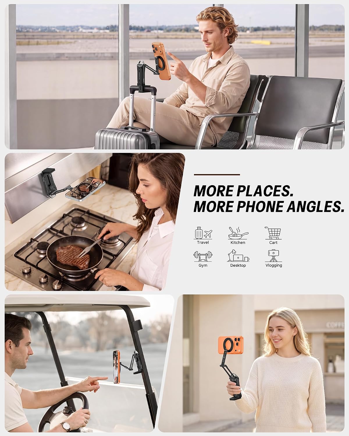 Thumbnail 4 de OMOTON TP02 MagSafe Aluminum Phone Tripod 158g