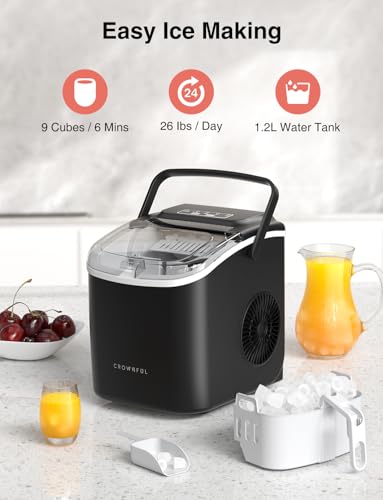 Thumbnail 4 de CROWNFUL Ice Maker Countertop with Self-Cleaning Function
