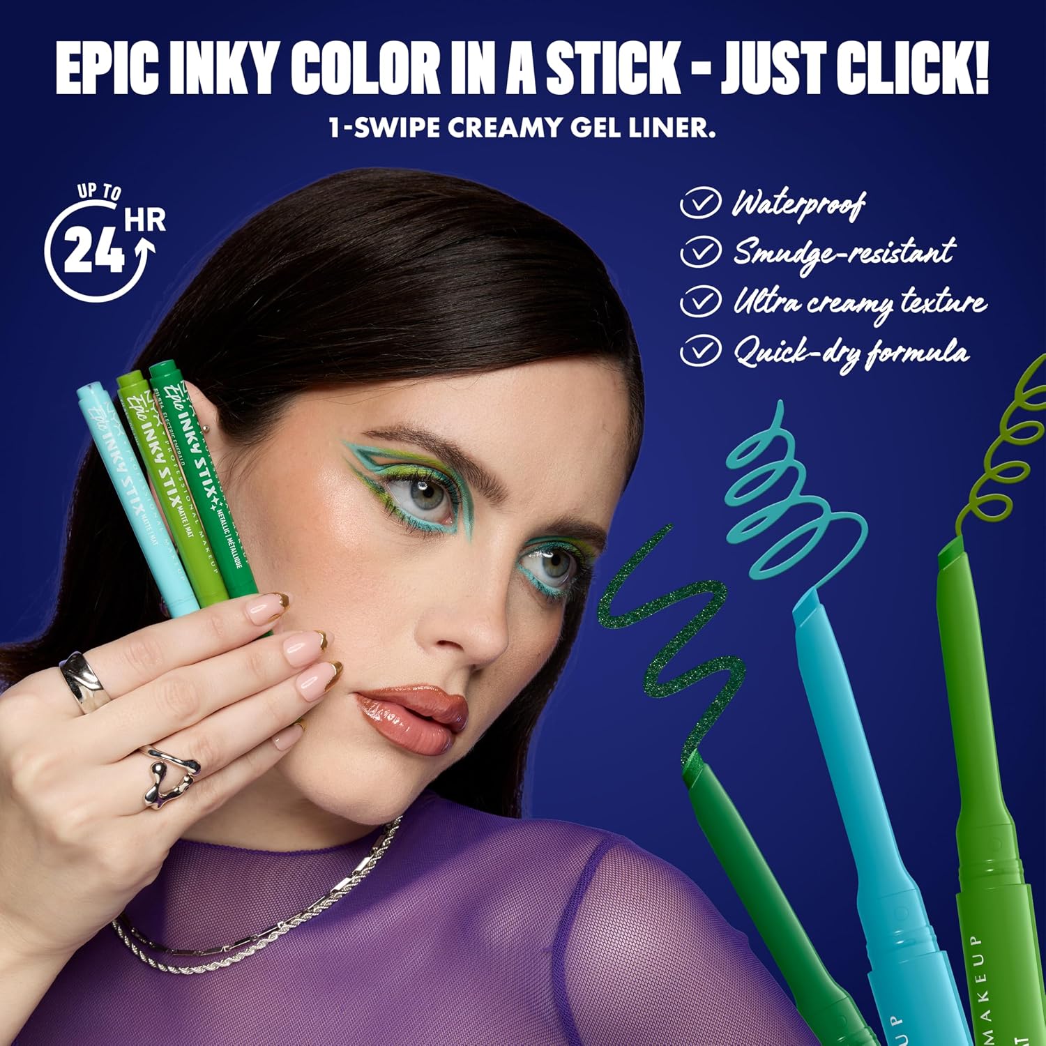 Detalle 1 de Epic Inky Stix eyeliner nero 0,1 g