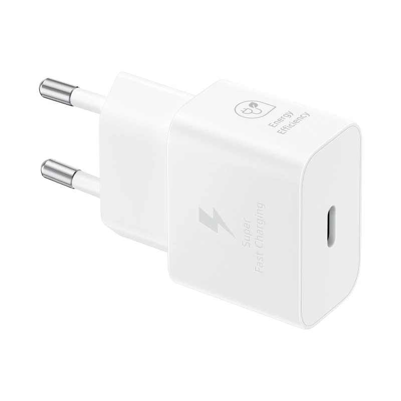 Detalle de Samsung Cargador de Carga Rápida 25W USB-C Blanco