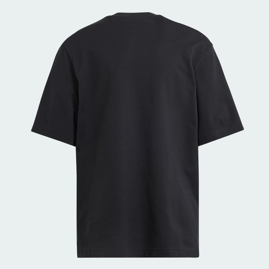 Detalle 2 de Adidas Camiseta Future Icons Logo Piqué – Negro