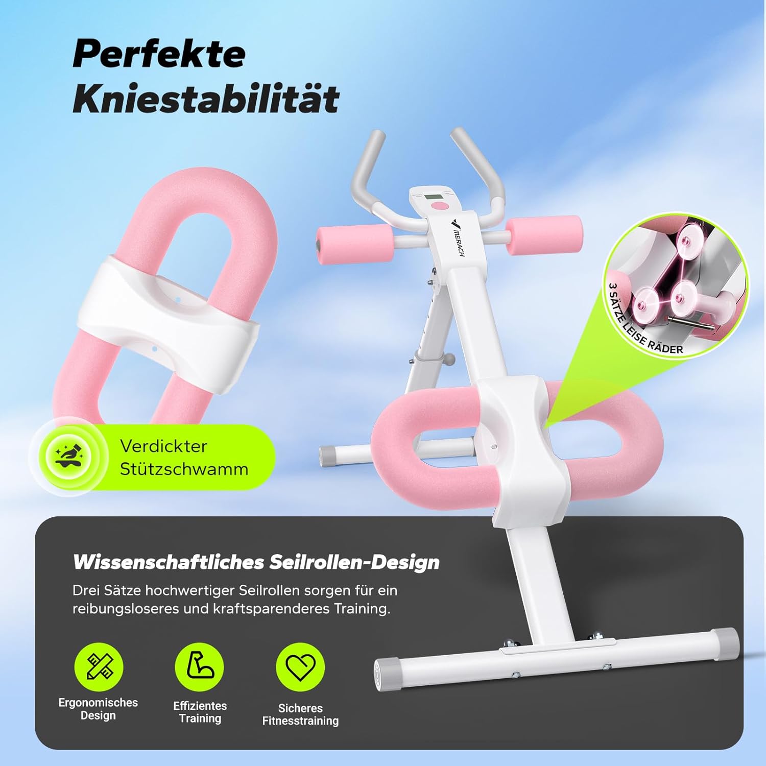 Thumbnail 6 de MERACH Bauchtrainer – Multifunktionales Bauchmuskeltraining für Zuhause mit LCD-Display