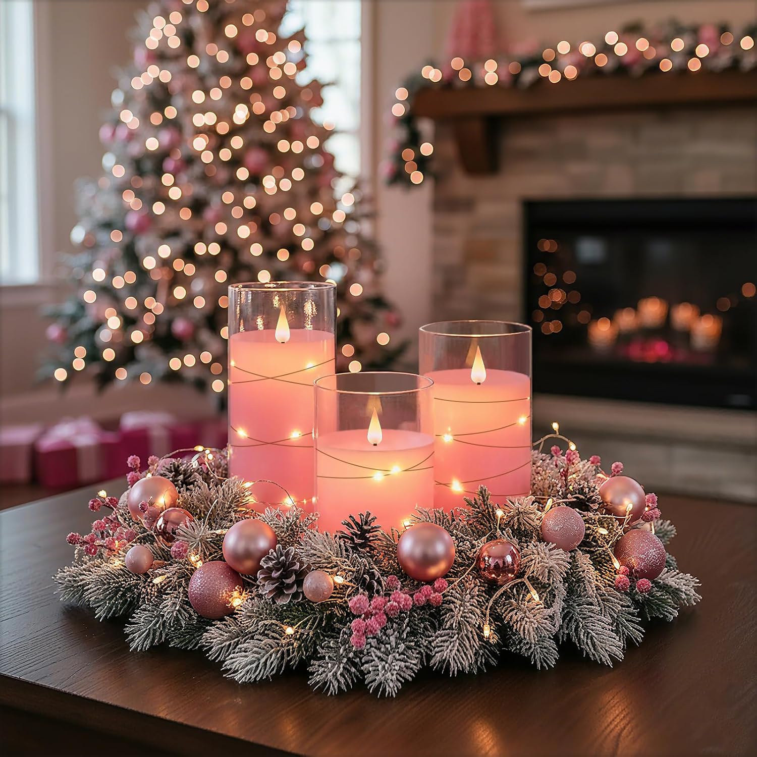 Detalle 2 de Homemory Flameless Candles set of 3