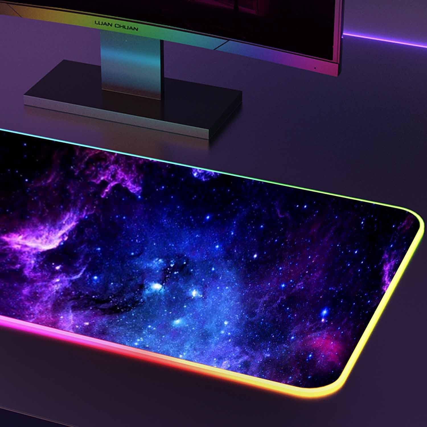 Detalle de RGB Gaming mouse pad 800x300 LED