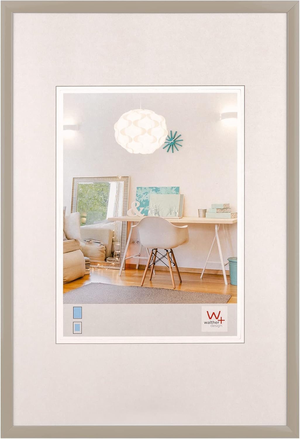 Thumbnail 6 de Walther Design New Lifestyle KV824Q Cadre Photo en Plastique 18 x 24 cm, Rose