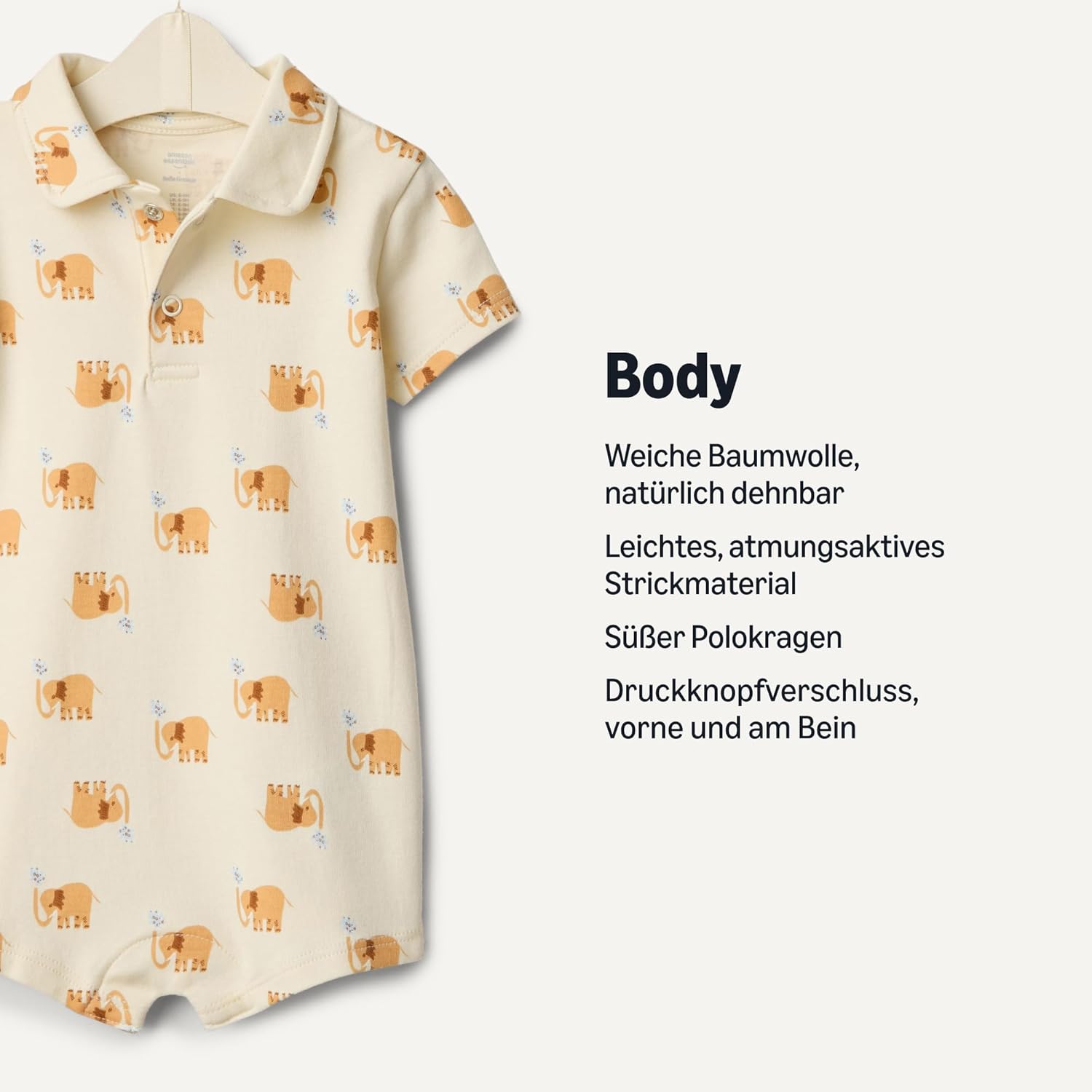 Thumbnail 2 de Amazon Essentials x Sofia Grainge Baby – Jungen Polo-Strampler aus Baumwolle, 2er-Pack