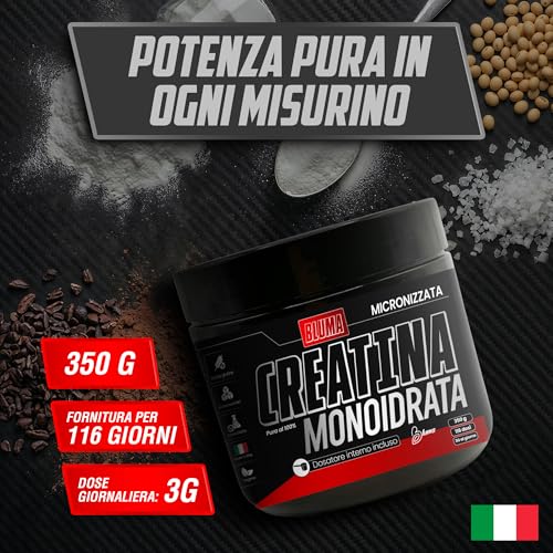 Detalle de Creatina Monoidrata in Polvere Micronizzata 350 g – Bluma