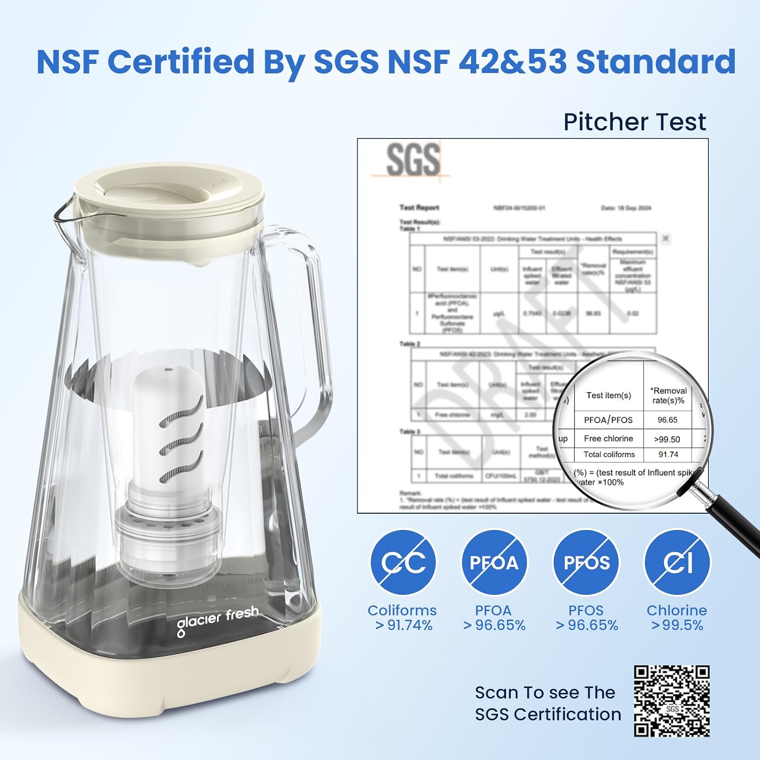 Thumbnail 1 de GLACIER FRESH 10 Cup Purela Pitcher