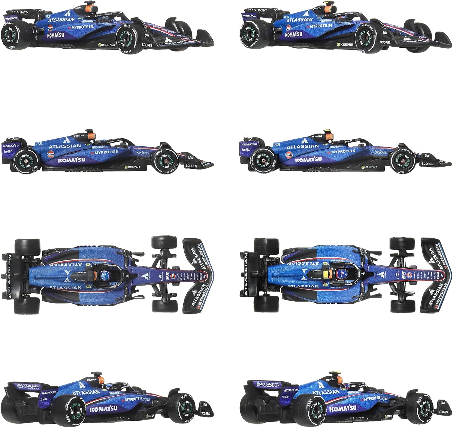 Thumbnail 4 de ホットウィール JMM89-986B プレミアム F1 2パックアソート 1:64ミニカー4セット