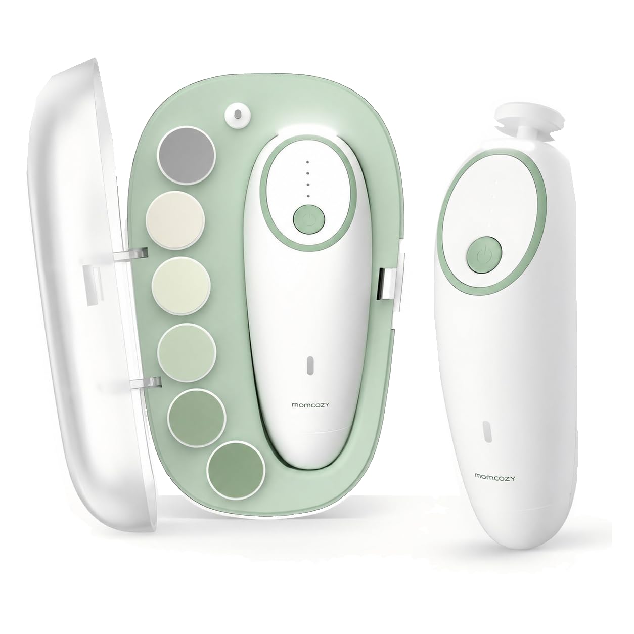 Detalle de Momcozy Baby Nagelfeile Elektrisch 7 Ersatzpads