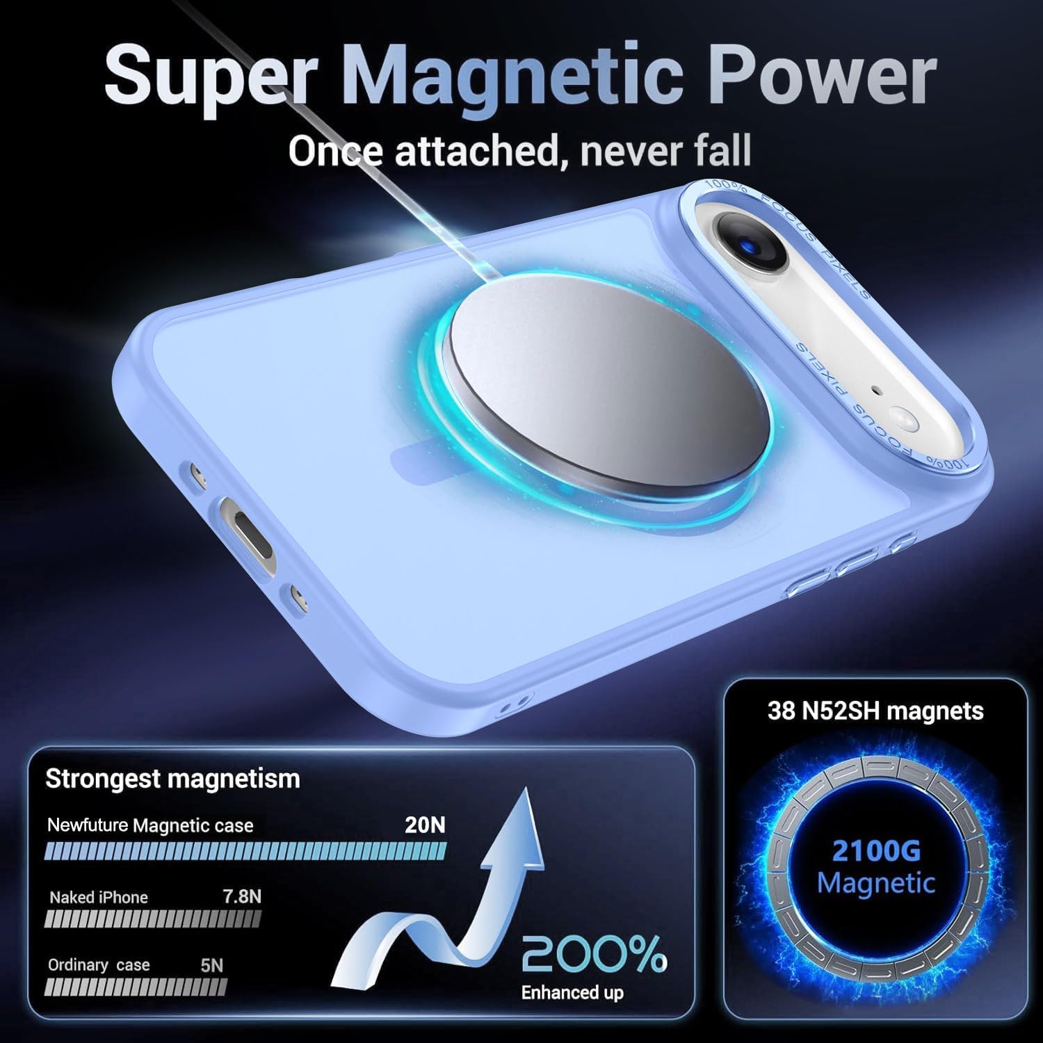 Thumbnail 2 de Newfuture iPhone 12 Pro Magnetic Shockproof Case