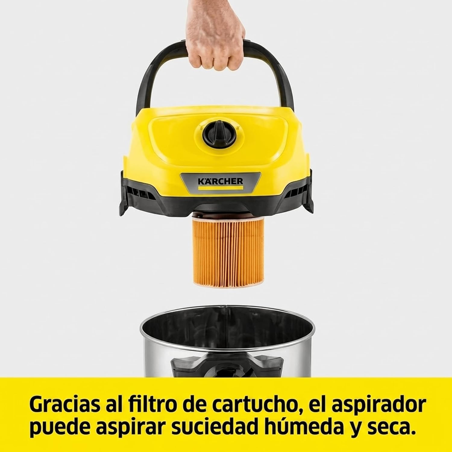 Detalle 2 de Kärcher WD 3 S V-17/4/20 aspirador seco y húmedo 1.000 W 🧹