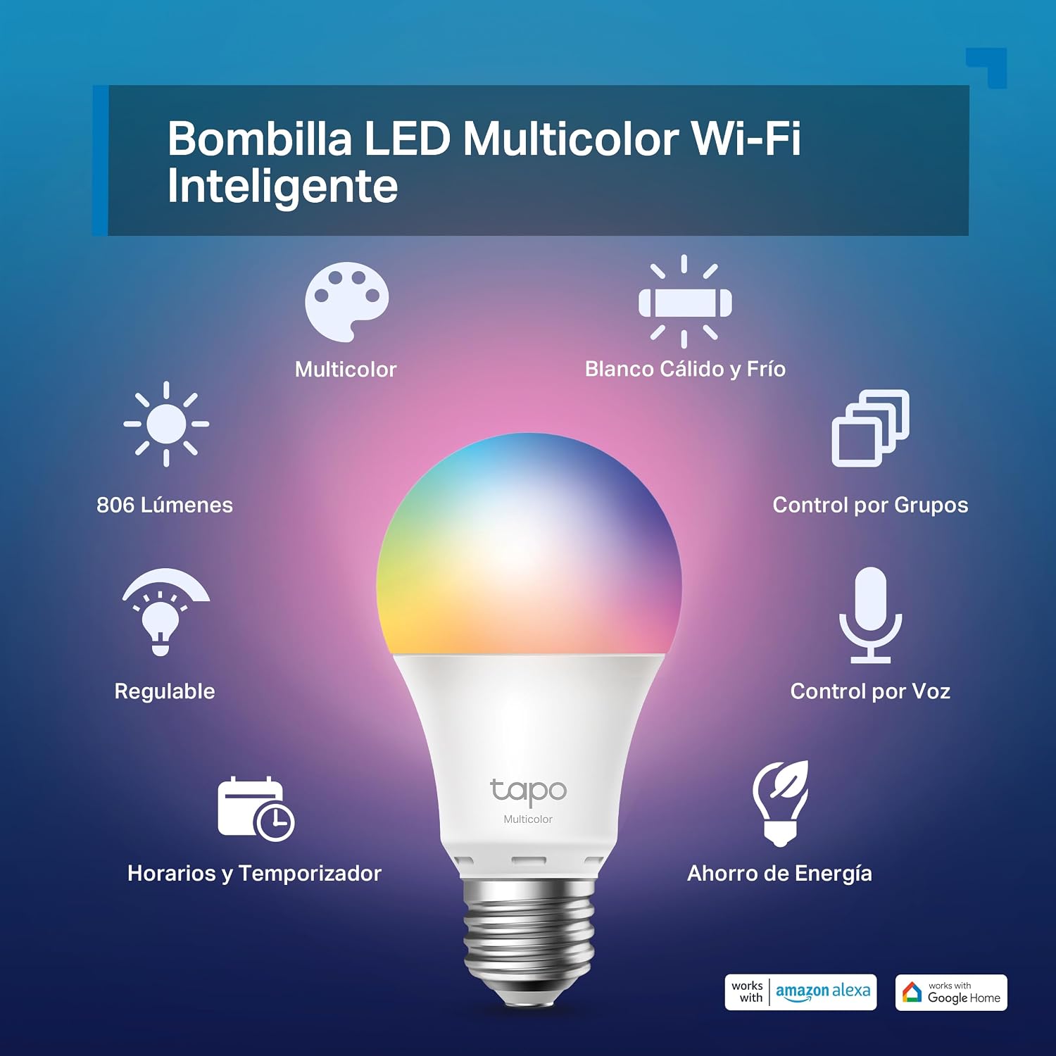 Thumbnail 1 de Tapo L530E Bombilla LED regulable E27 8,3 W