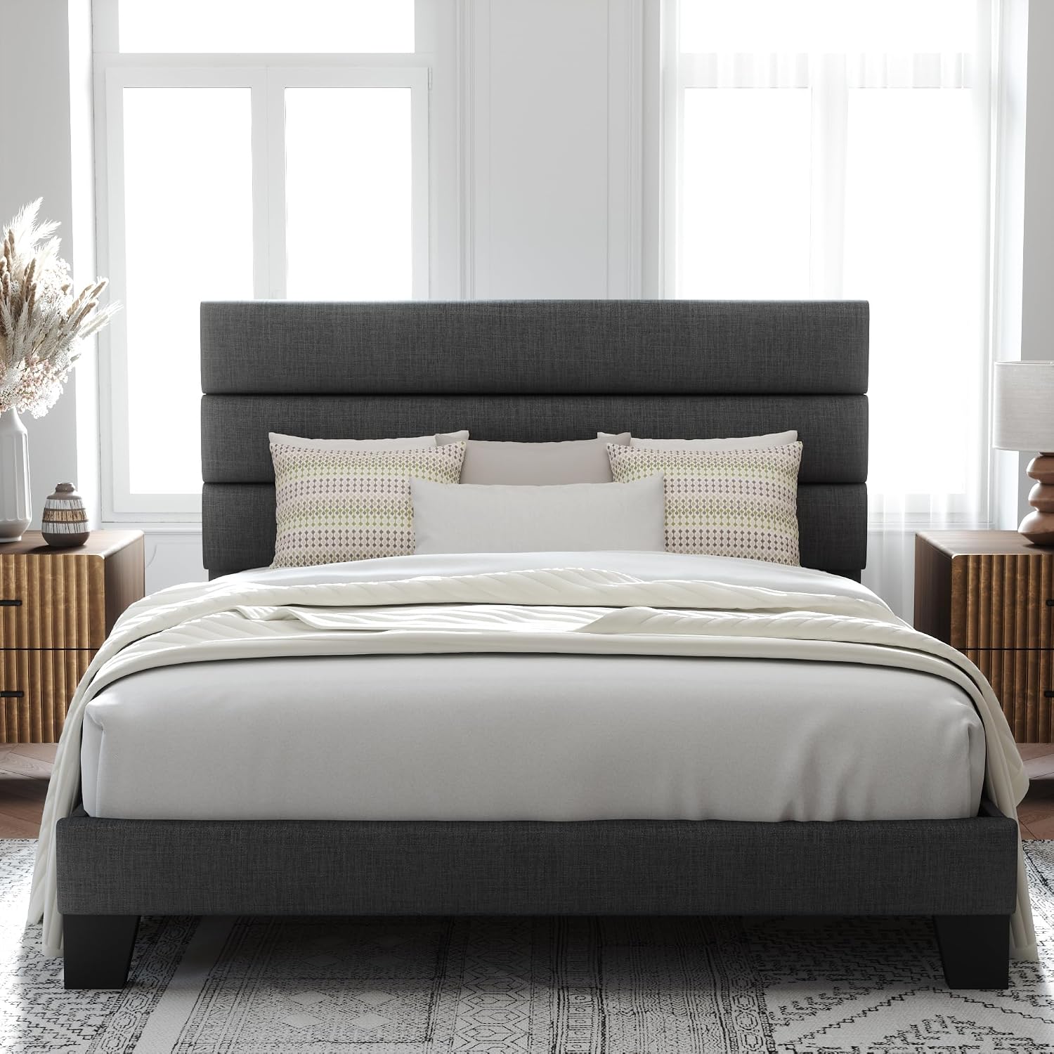 Detalle de Allewie Queen Platform Bed Frame