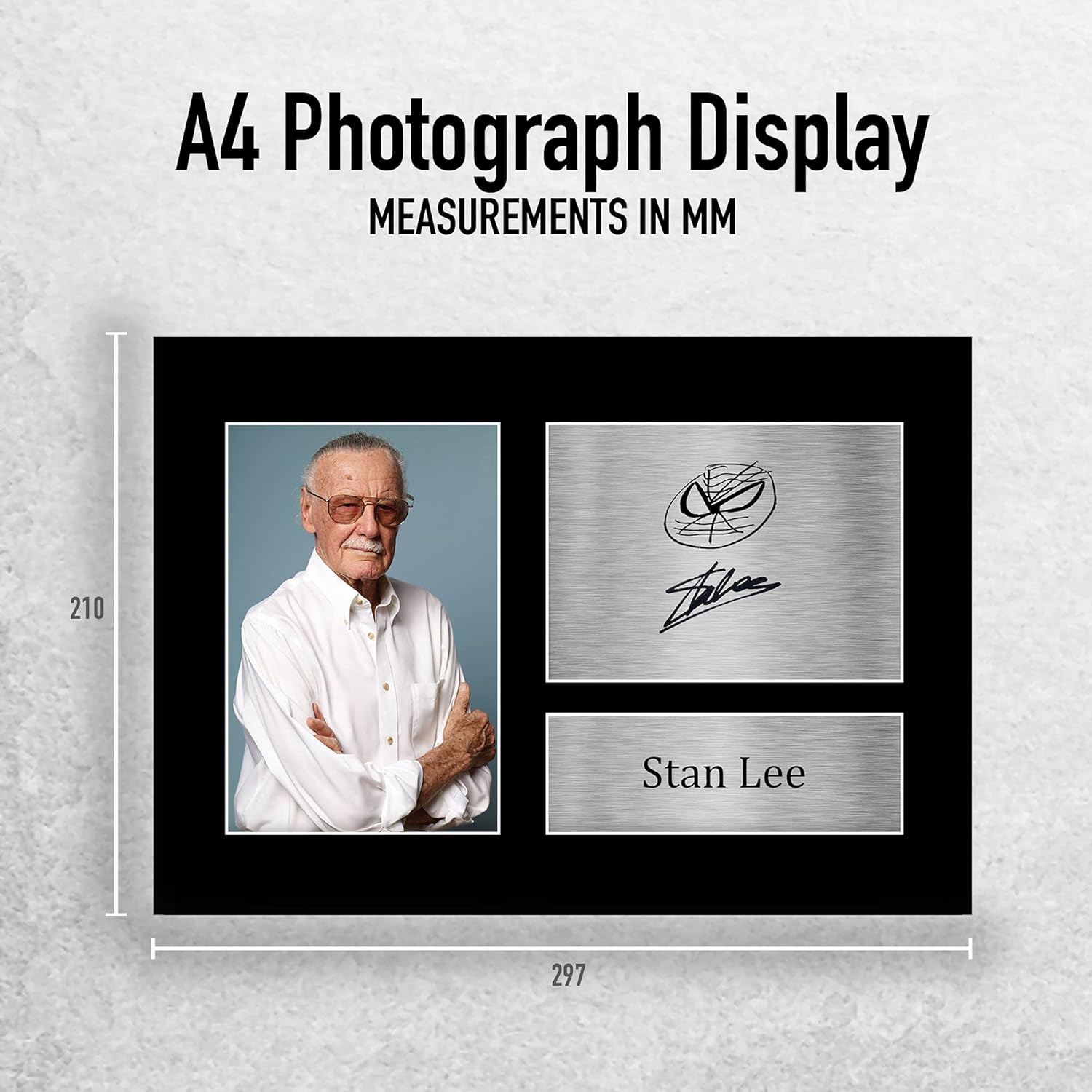 Thumbnail 1 de HWC Trading A4 Stan Lee Marvel Gifts Printed Signed Autograph Picture (A4)