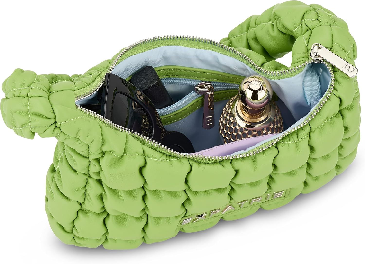 Thumbnail 6 de Expatrié Pippa Large Schultertasche Damen Grün – Everyday Puffer Bag im Y2K-Look