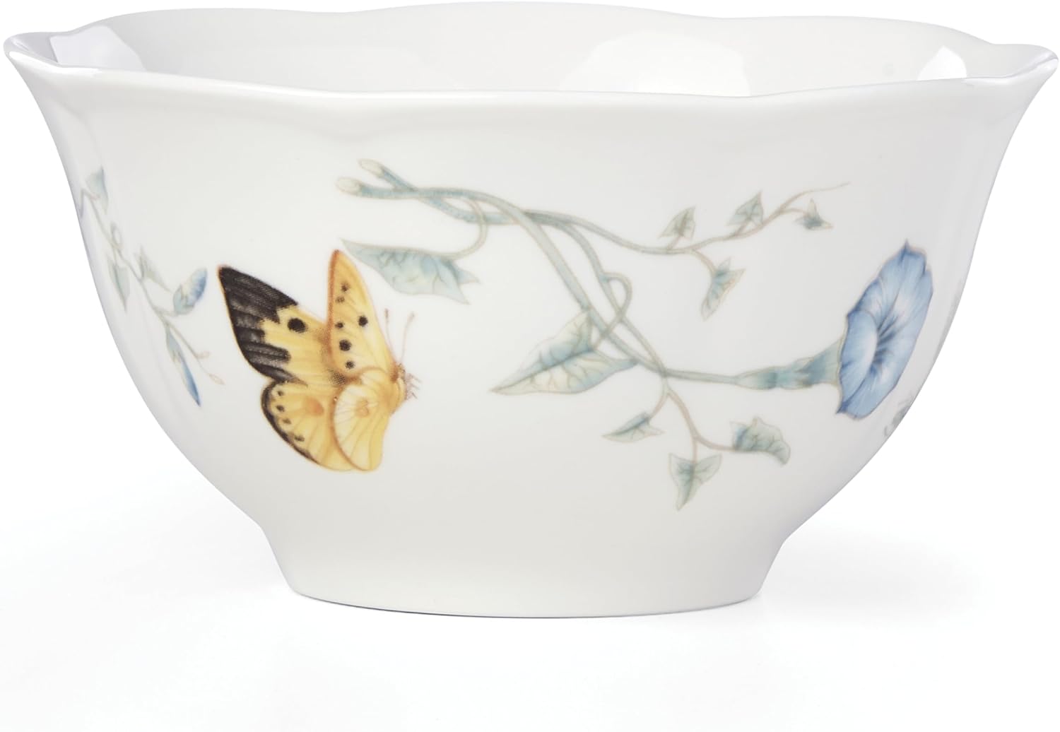 Detalle 2 de Lenox Butterfly Meadow 24-Piece Bowl Set for 6 — Elegant Porcelain, Microwave & Dishwasher Safe