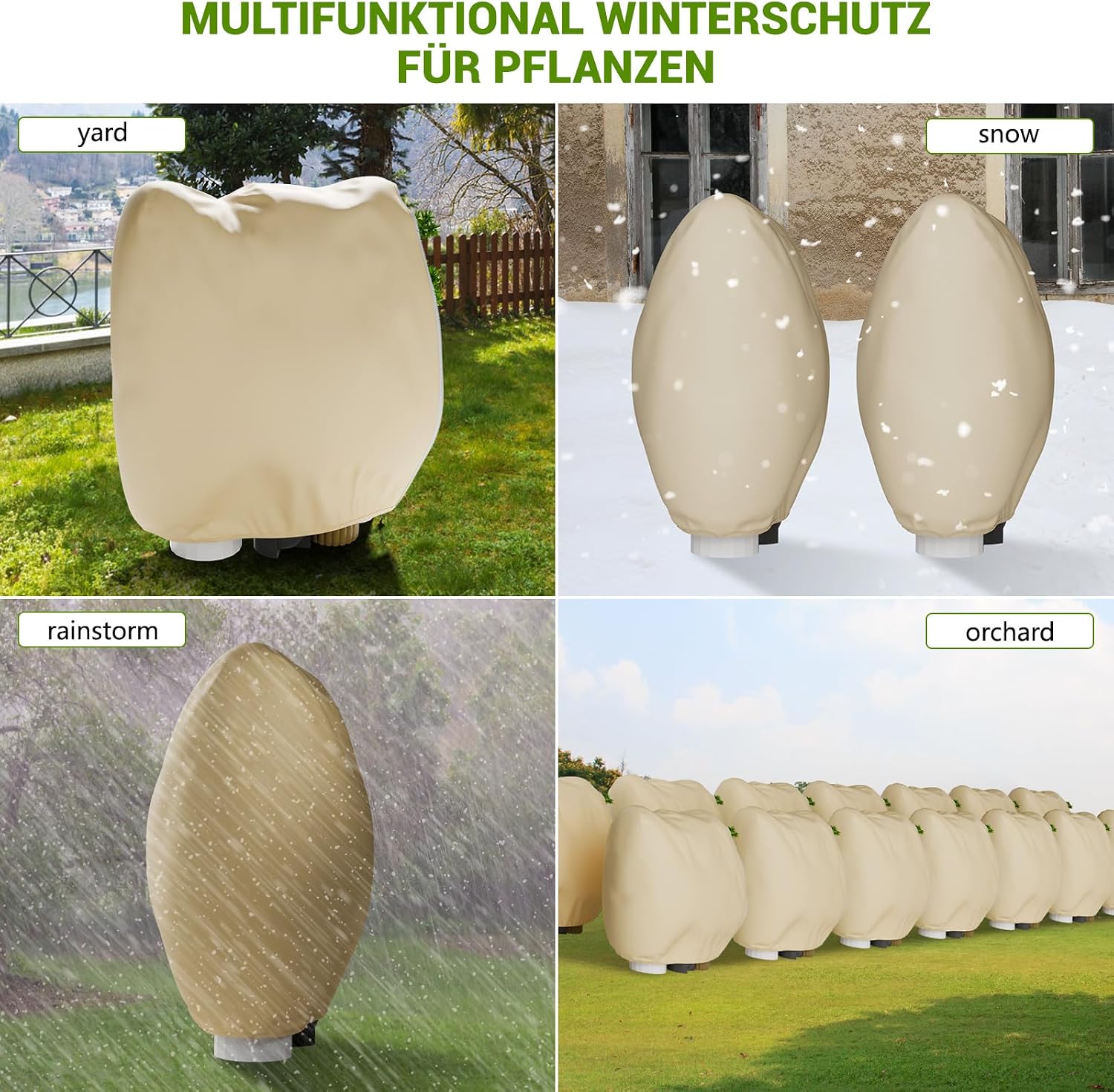 Thumbnail 6 de Scalnuvyyh Plant bag-3pack winterhoezen voor potplanten, 70 g/m², 180 x 120 cm