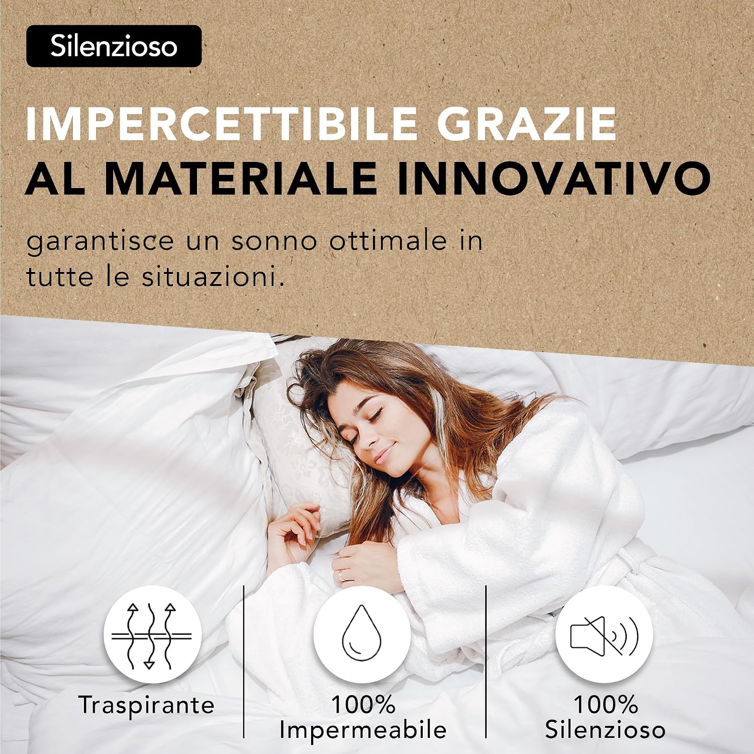 Thumbnail 4 de Coprimaterasso Singolo 90x190cm Impermeabile
