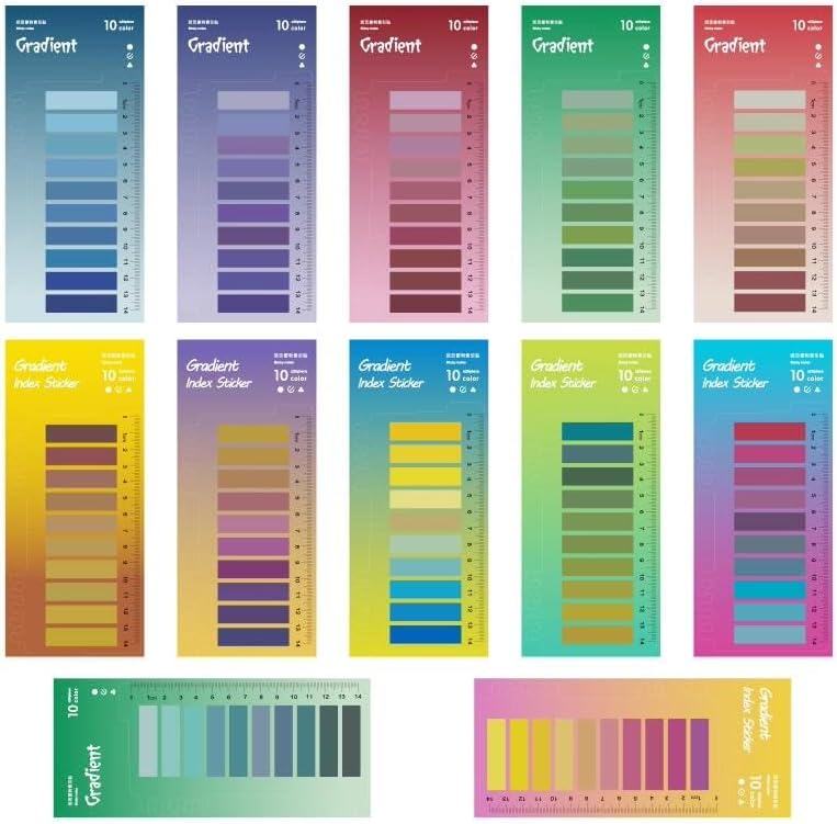 Detalle de youyaya sticky_1015X1 zelfklevende index tabs, transparant en herplaatsbaar