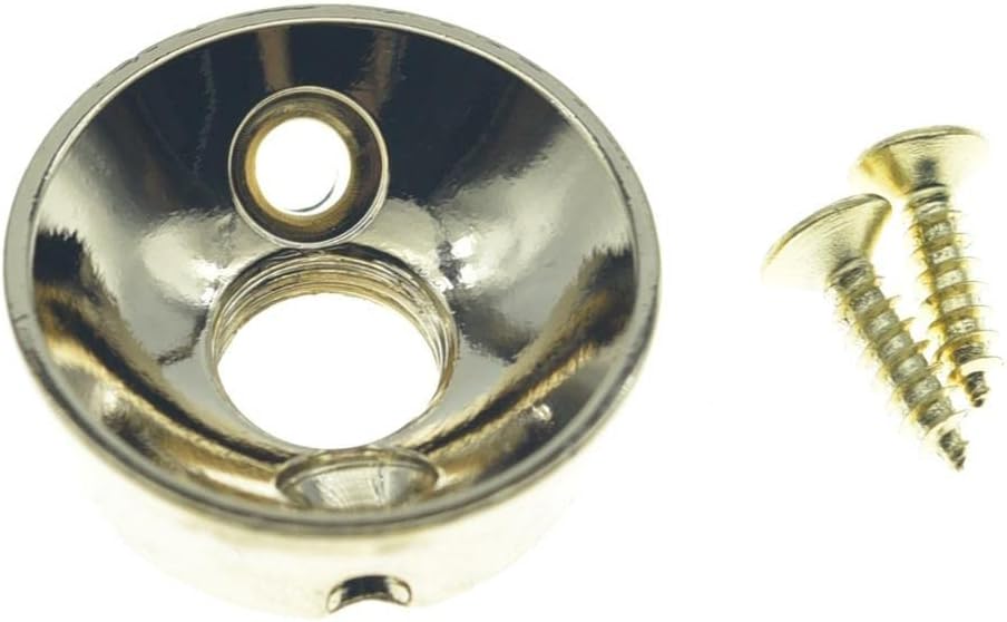 Detalle de KAISH Brass Guitar Jack Plate