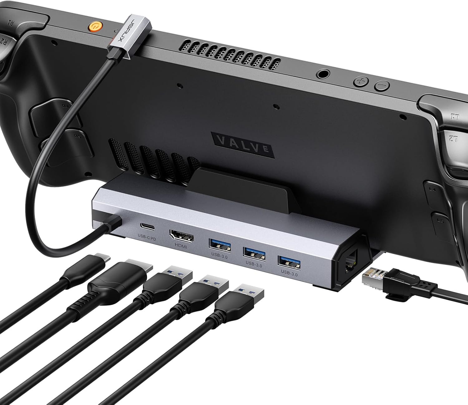 Detalle de JSAUX HB0603 Dockingstation 4K@120Hz